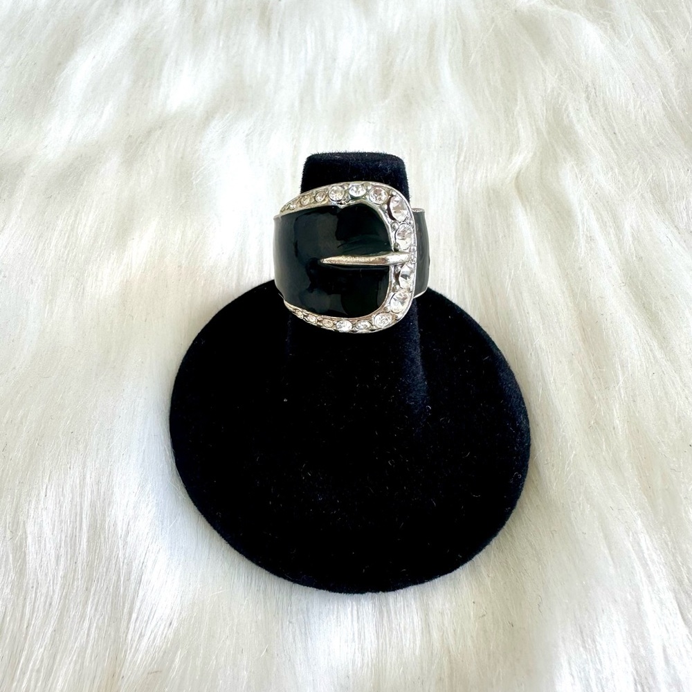 BUCKLE CZ RING - Picture 5 of 5